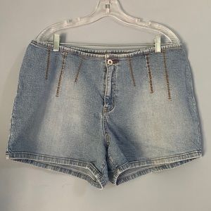 LA Blues Vintage Shorts size 14 Like New 80’s Style 4” inseam Boho Hippie